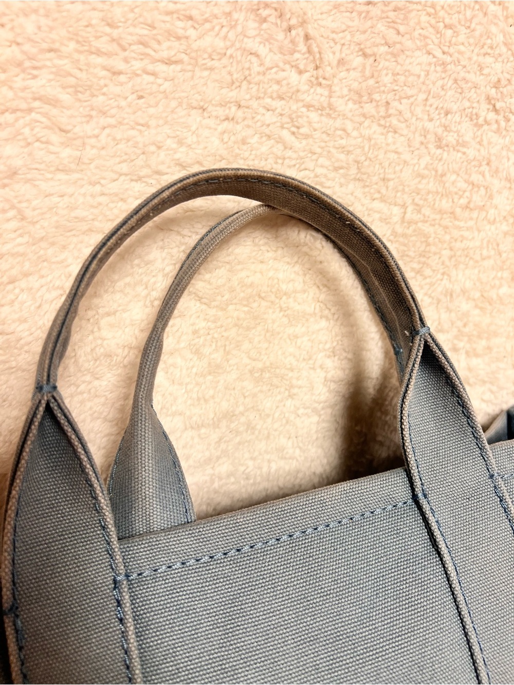 Marc Jacobs Slate Blue Canvas 'The Tote Bag' - Picture 8 of 15